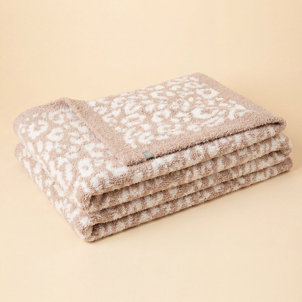 Marshmallow Leopard Blanket