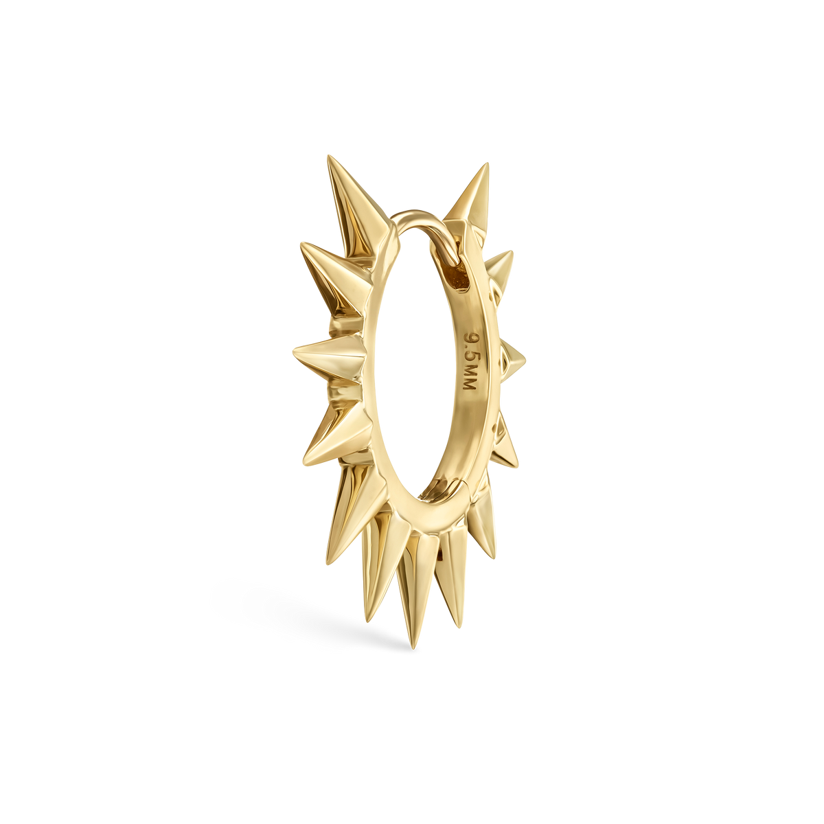 Metal Mohawk Hoop Earring
