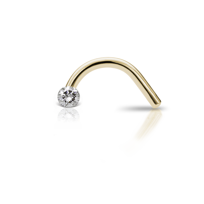 Invisible Set Diamond Nostril Screw