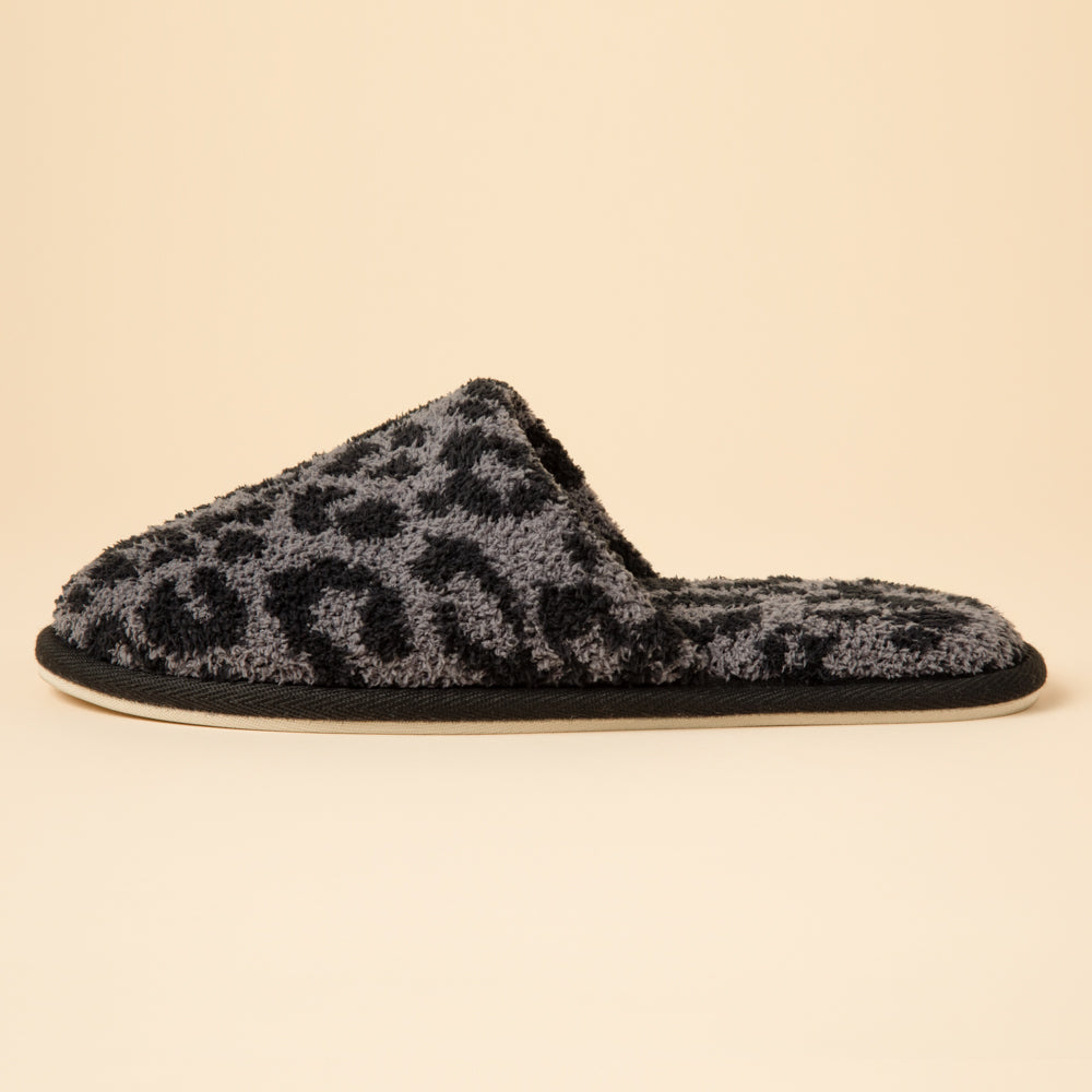 Marshmallow Leopard Slippers