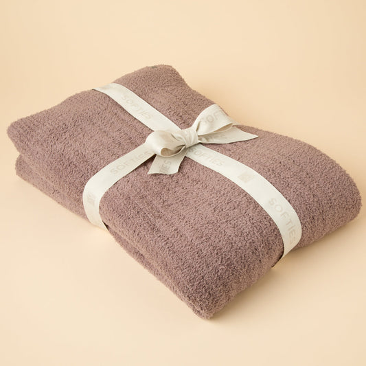 50" x 70" Solid Rib Marshmallow Blanket