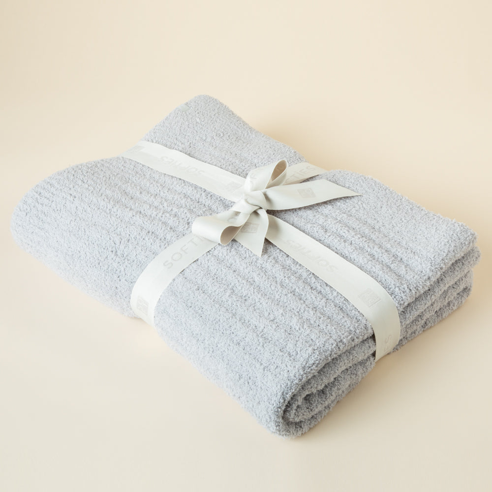 50" x 70" Solid Rib Marshmallow Blanket