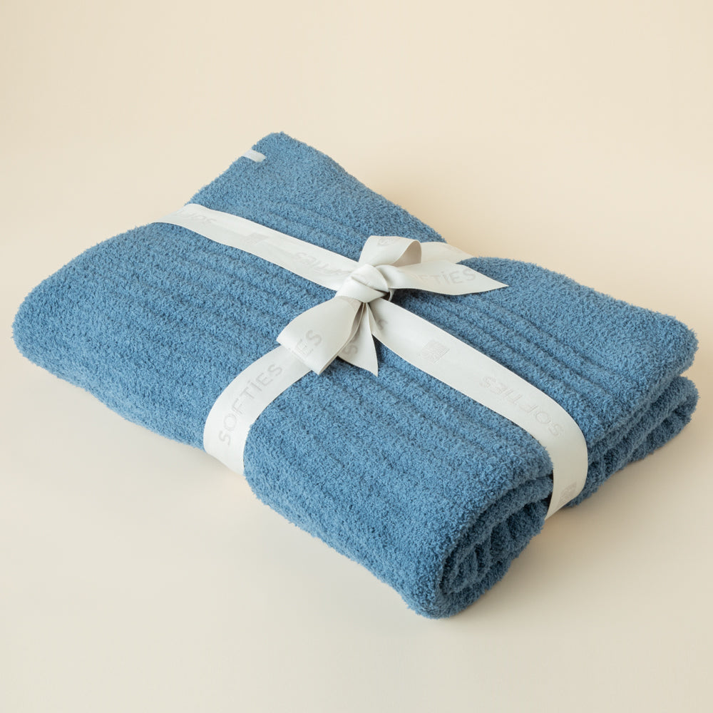 50" x 70" Solid Rib Marshmallow Blanket
