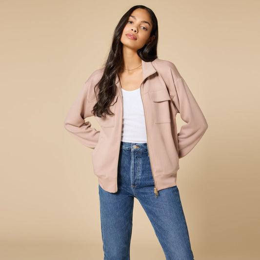 DreamTech Double Zip Bomber Jacket