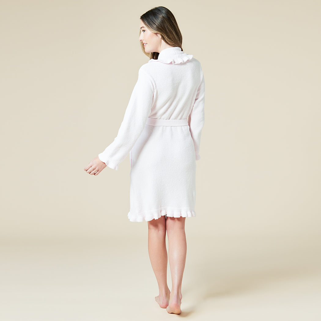 36" Ruffle Chenille Robe