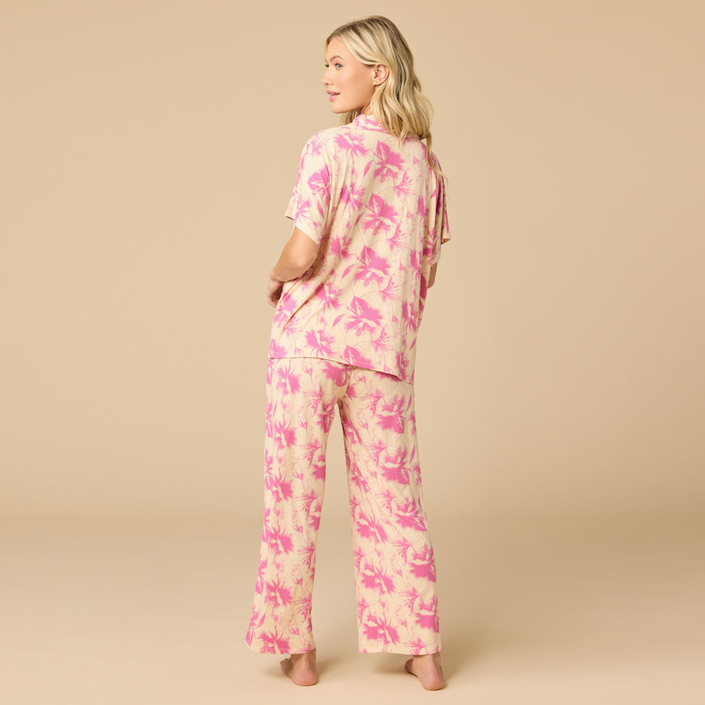 Caftan Top Cropped Pant Set