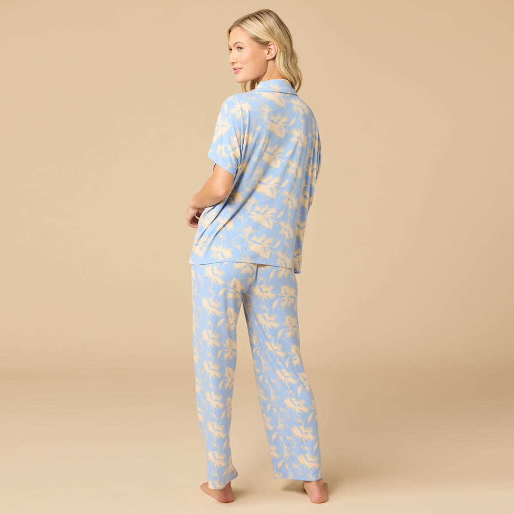 Caftan Top Cropped Pant Set