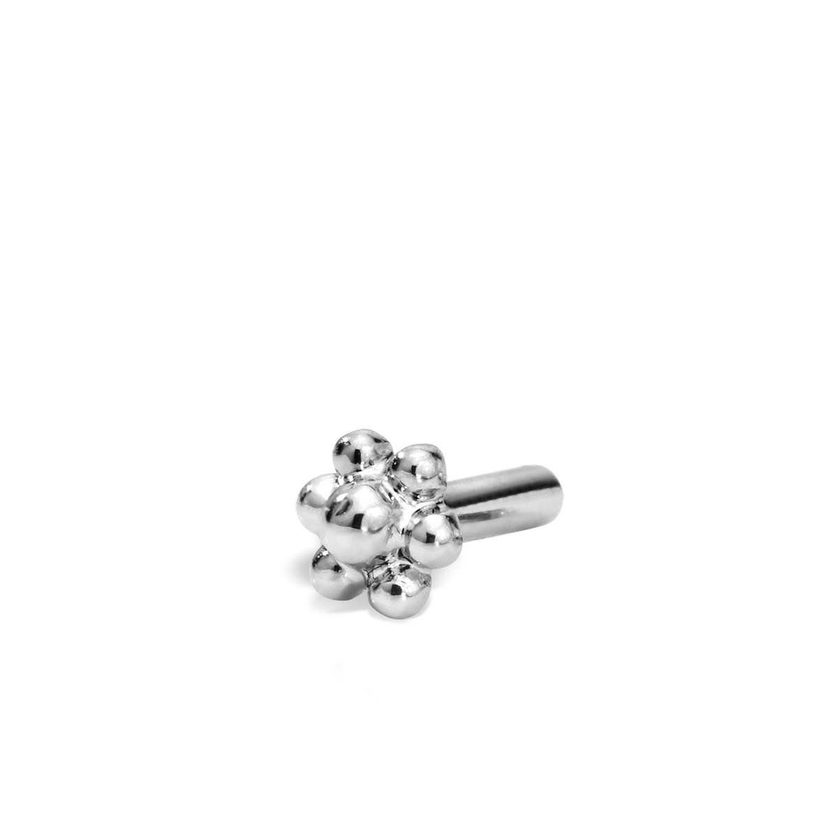 Ball Flower Tash Threaded Backing