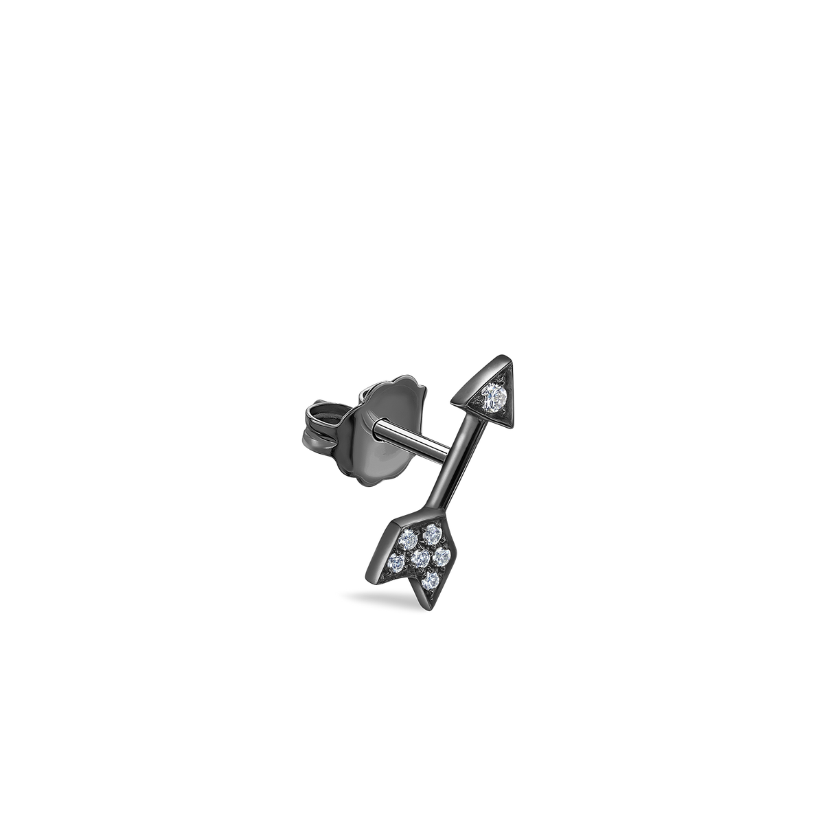 Diamond Arrow Stud Earring