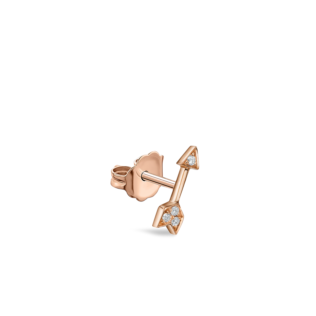 Diamond Arrow Stud Earring
