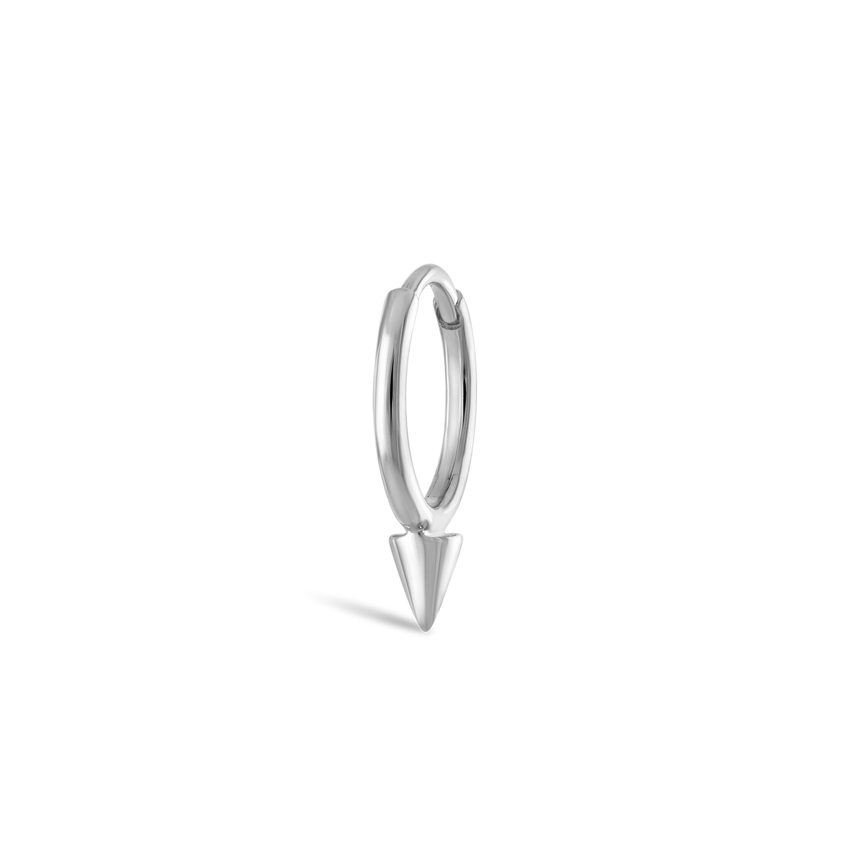 Single Short Spike Hoop Earring (Non-Rotating)
