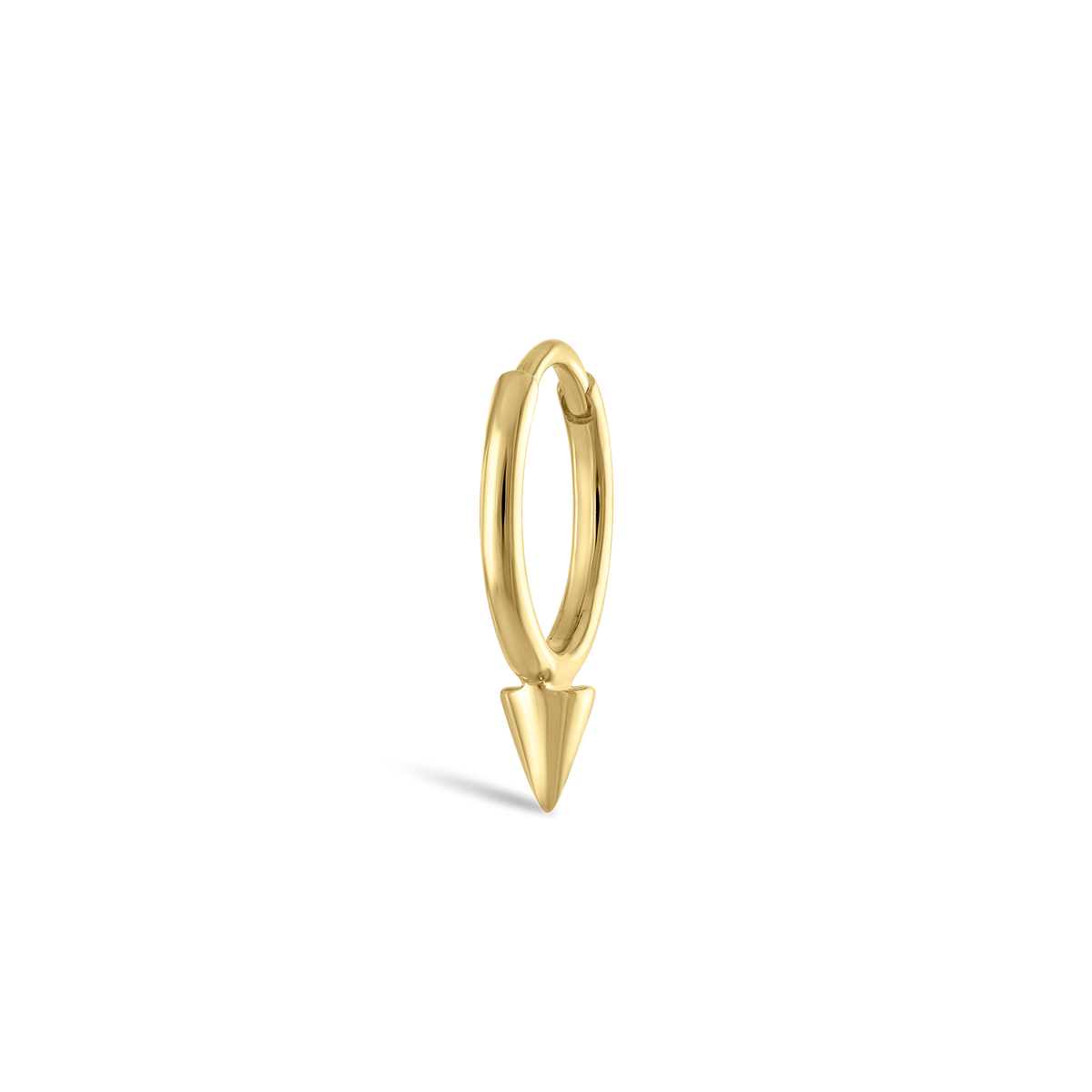 Single Short Spike Hoop Earring (Non-Rotating)
