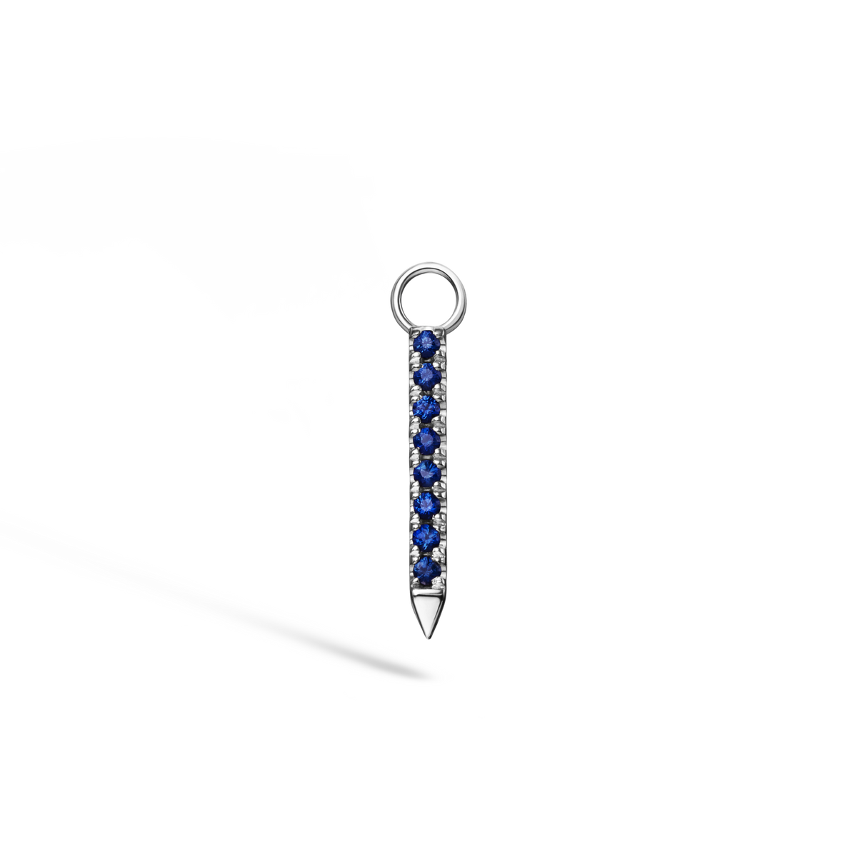 Diamond and Sapphire Eternity Bar Charm