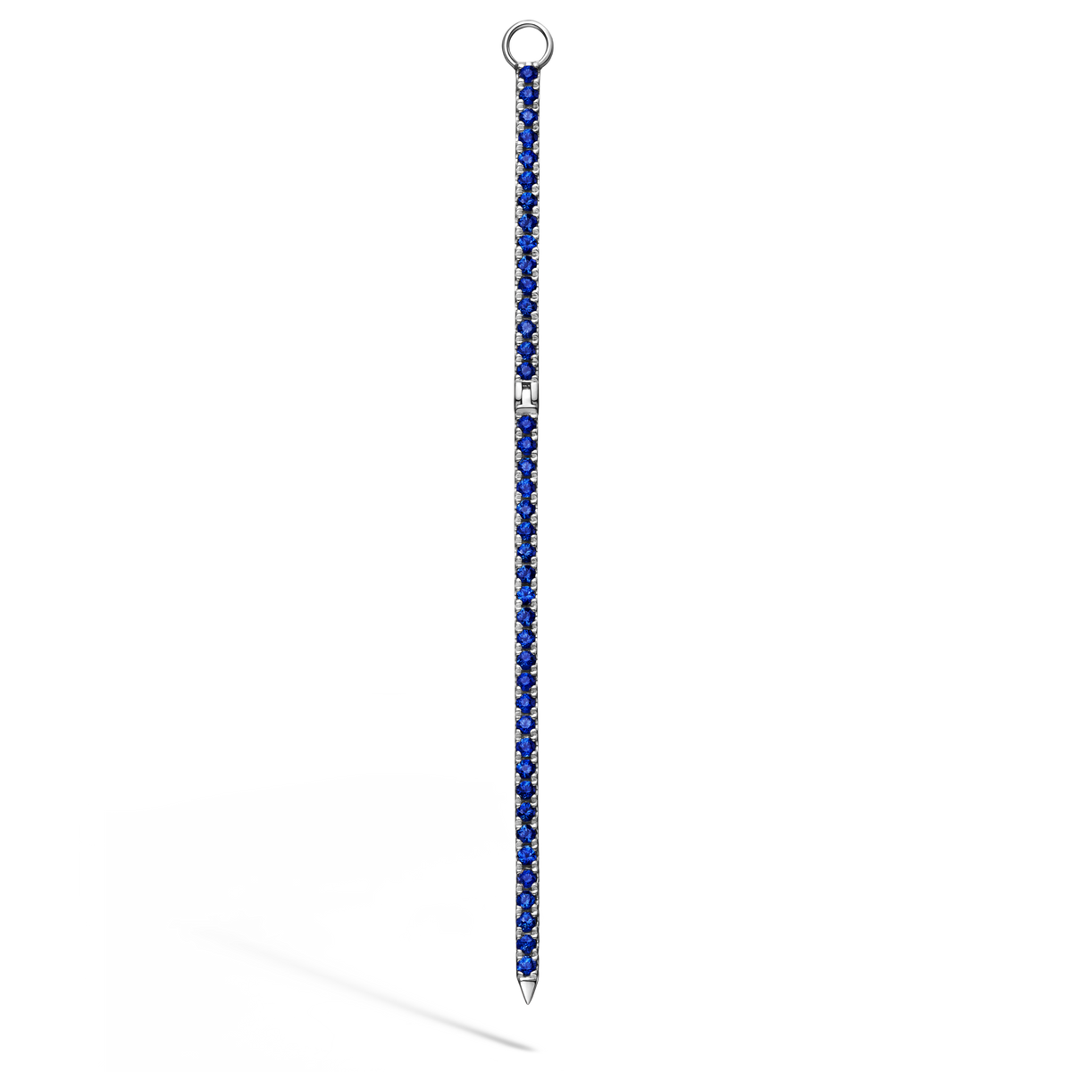Diamond and Sapphire Eternity Bar Charm