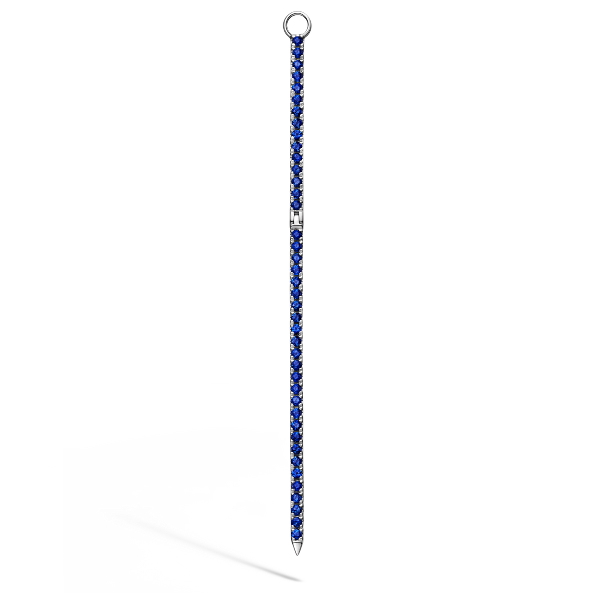 Diamond and Sapphire Eternity Bar Charm