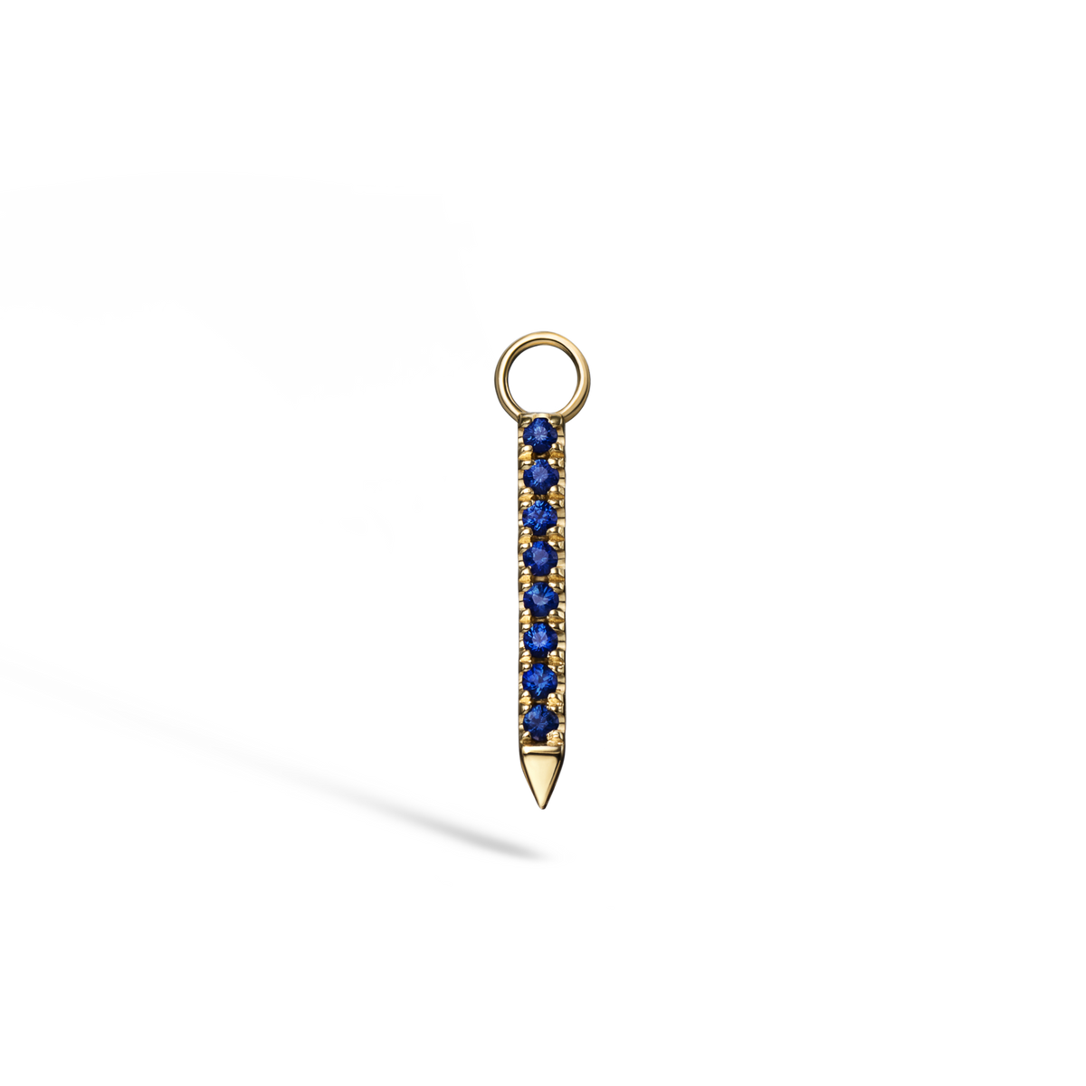 Diamond and Sapphire Eternity Bar Charm