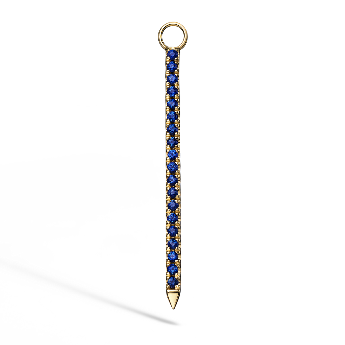 Diamond and Sapphire Eternity Bar Charm