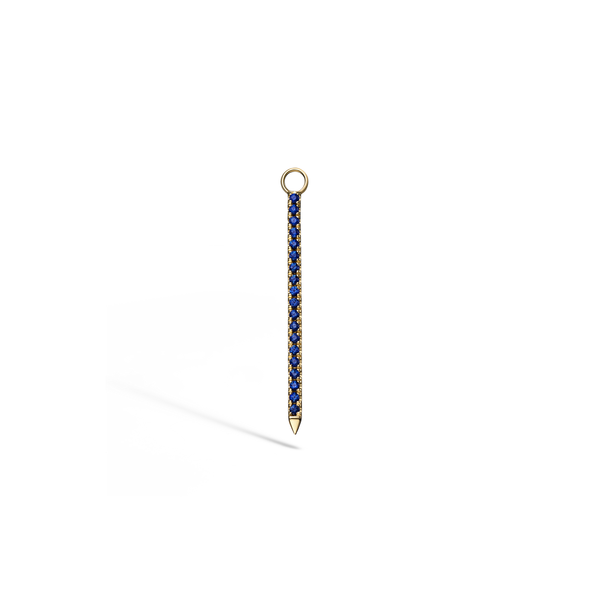 Diamond and Sapphire Eternity Bar Charm