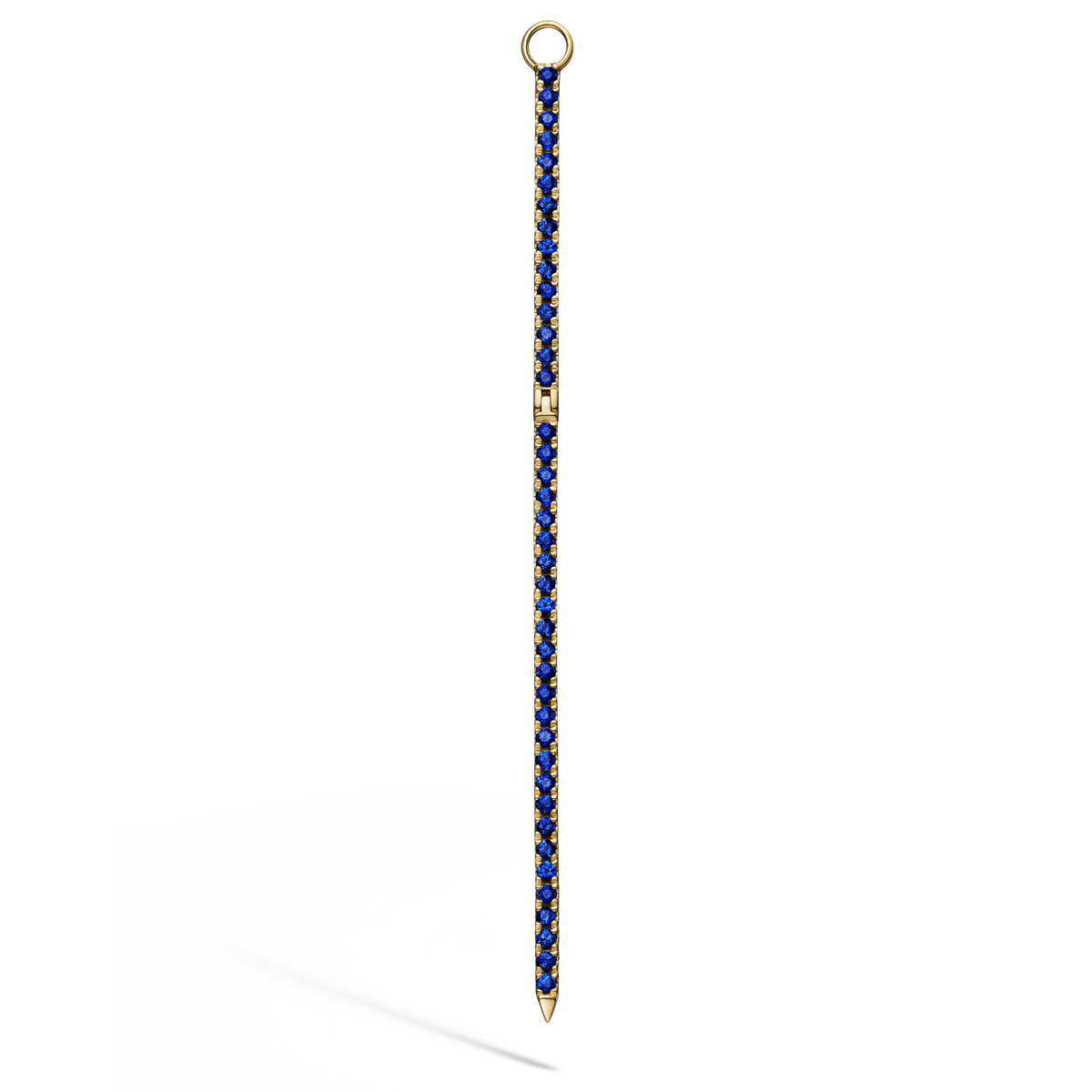 Diamond and Sapphire Eternity Bar Charm