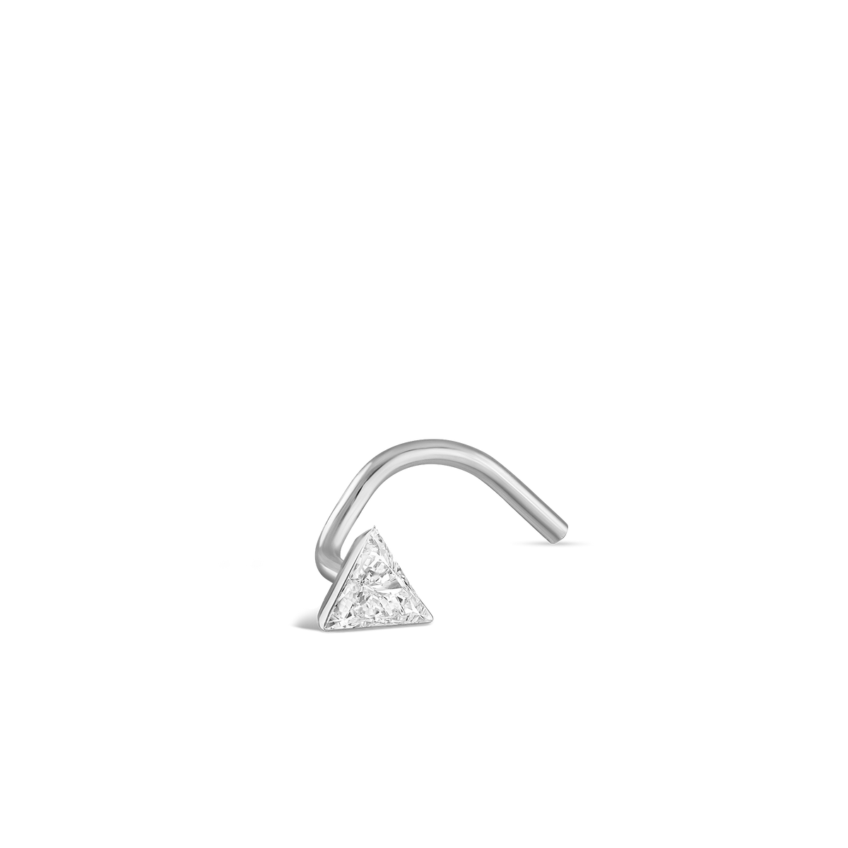 Invisible Set Triangle Diamond Nostril Screw