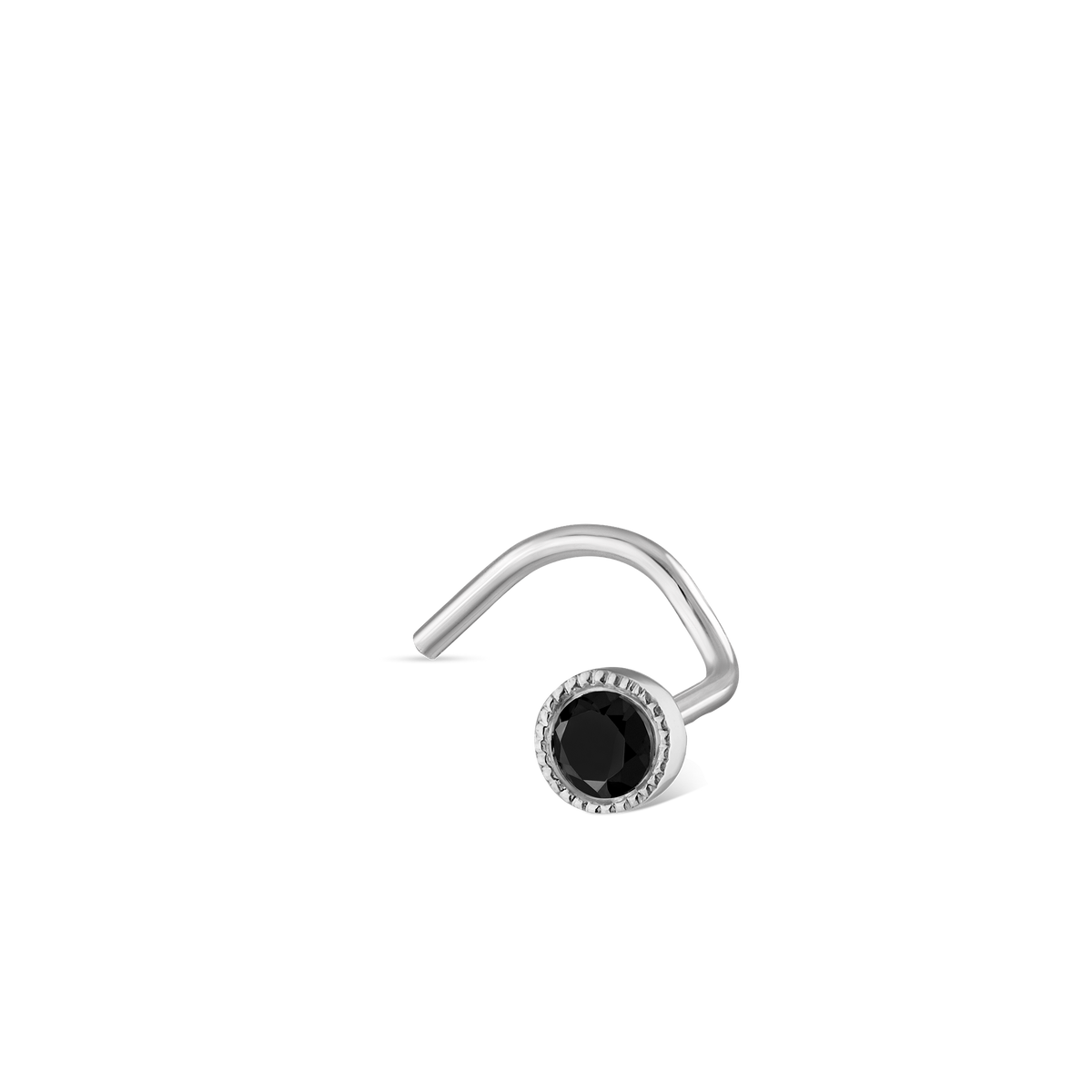 Black Diamond Scalloped Set Nostril Screw
