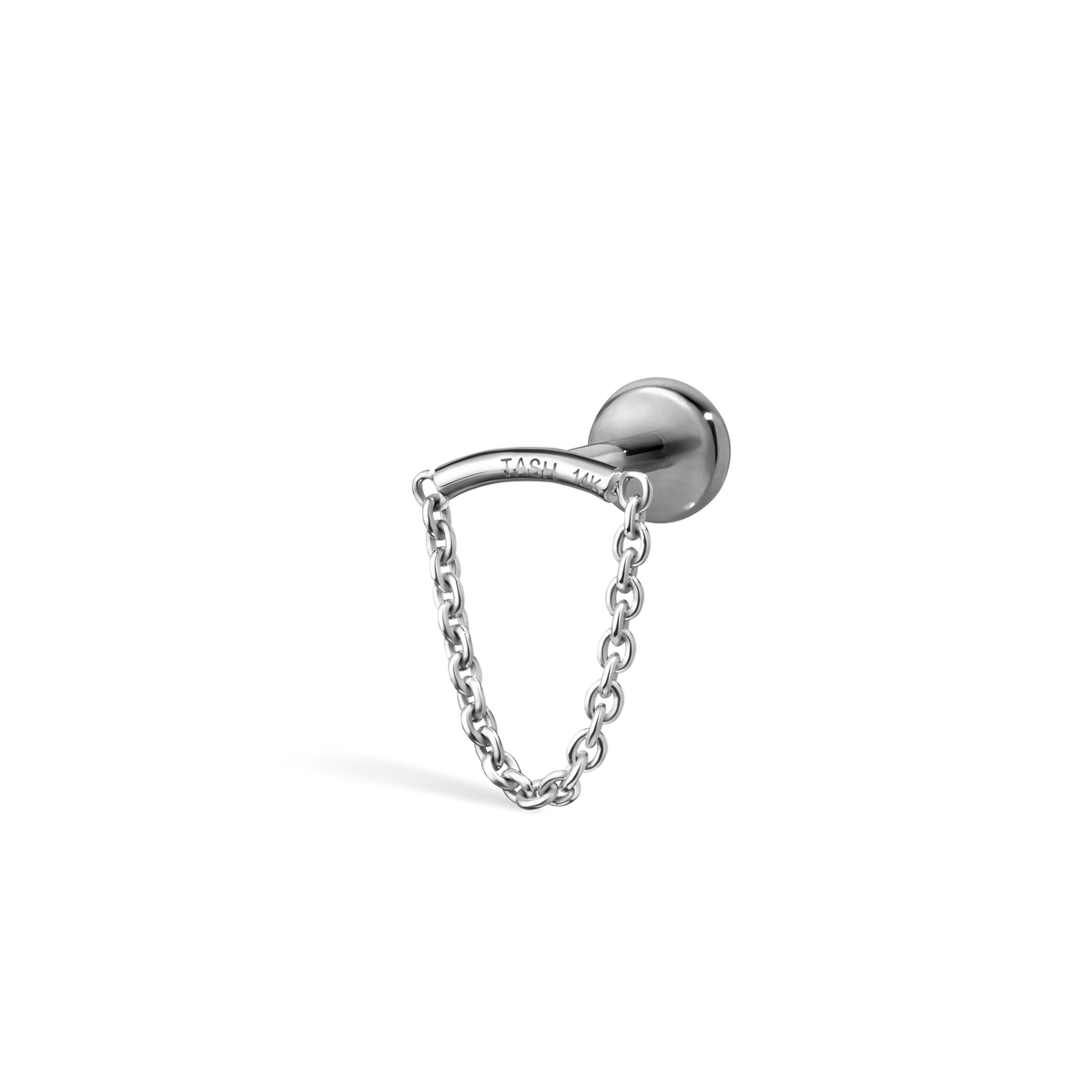 Single Chain Threaded Stud Drape With Titanium Backing