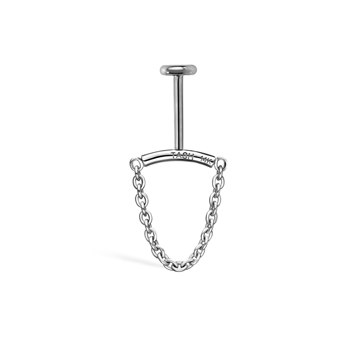 Single Chain Threaded Stud Drape With Titanium Backing