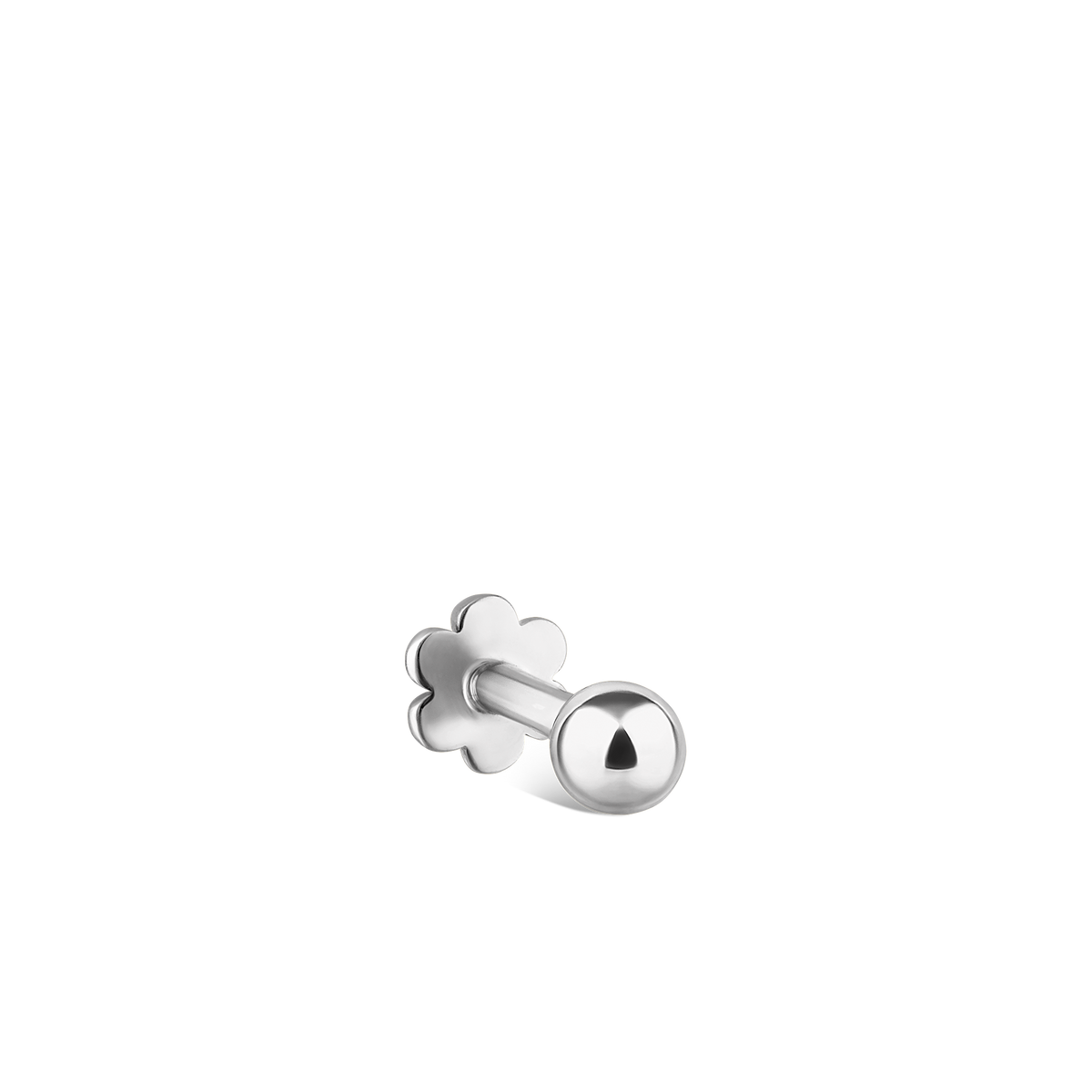 Ball Threaded Stud Earring