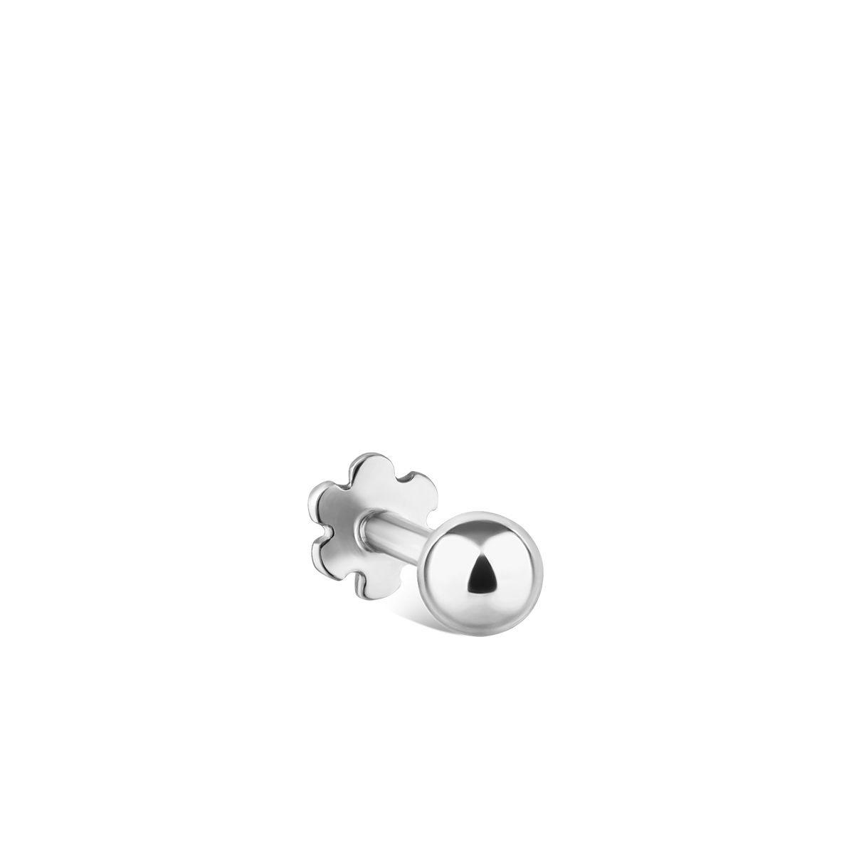 Ball Threaded Stud Earring