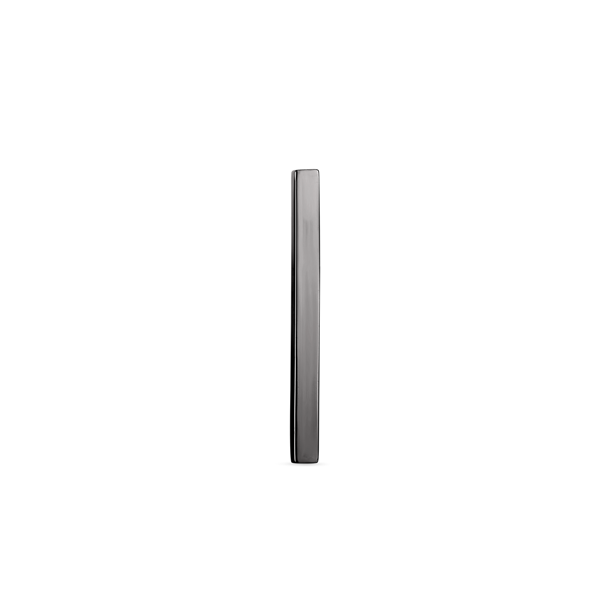 Polished Square Bar Threaded Stud Earring
