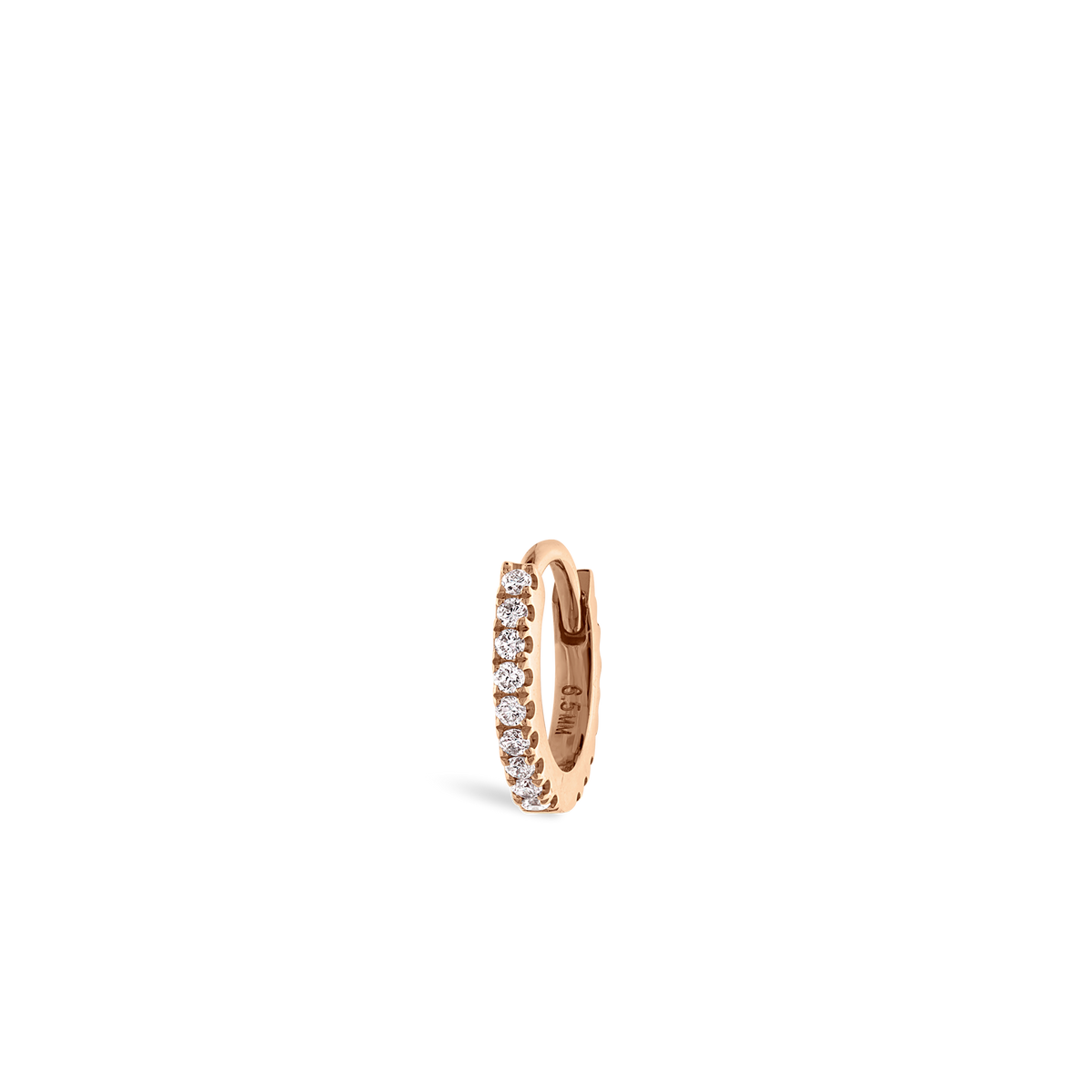 Diamond Eternity Hoop Earring