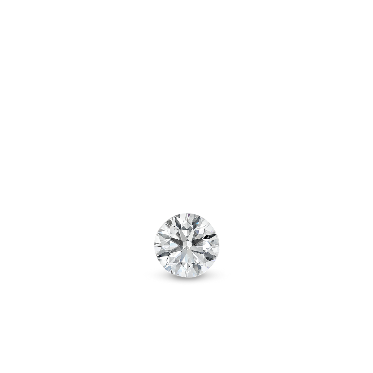 Invisible Set Diamond Threaded Stud Earring With Titanium Backing