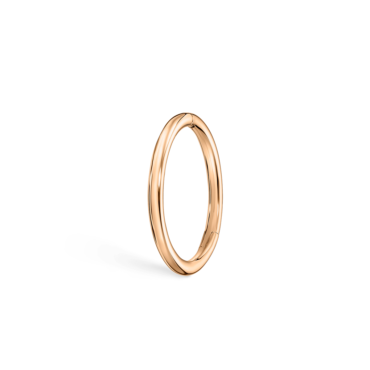 Plain Gold Hoop Earring