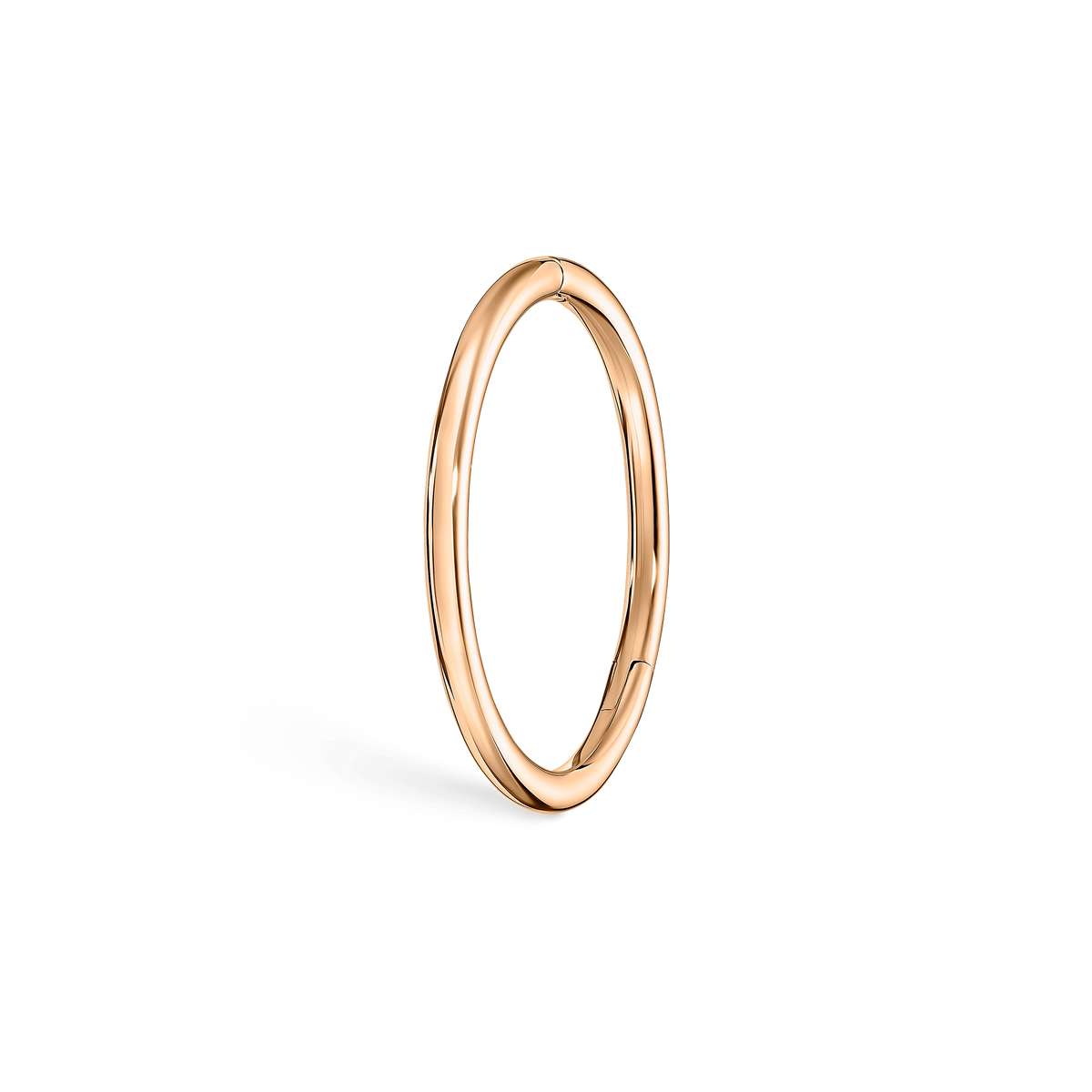 Plain Gold Hoop Earring