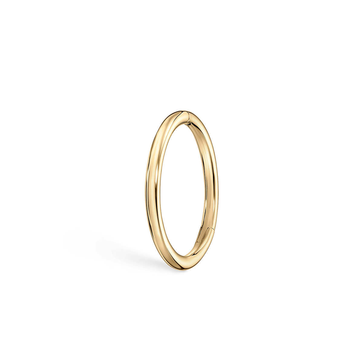 Plain Gold Hoop Earring
