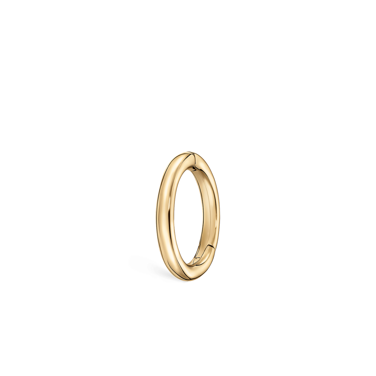 Plain Gold Hoop Earring