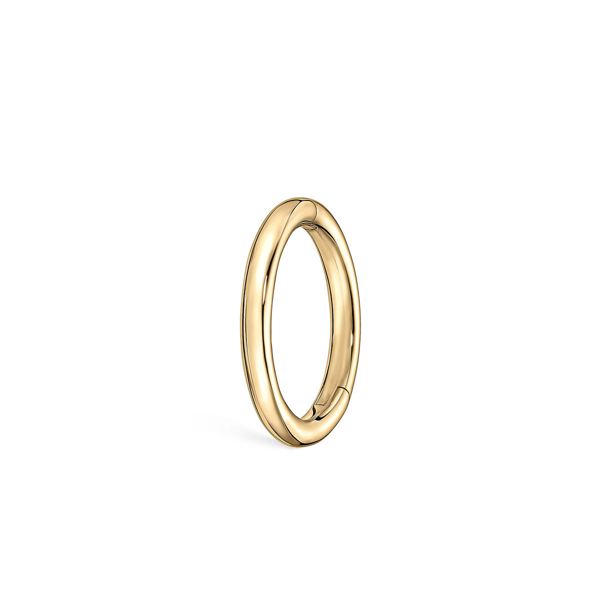 Plain Gold Hoop Earring