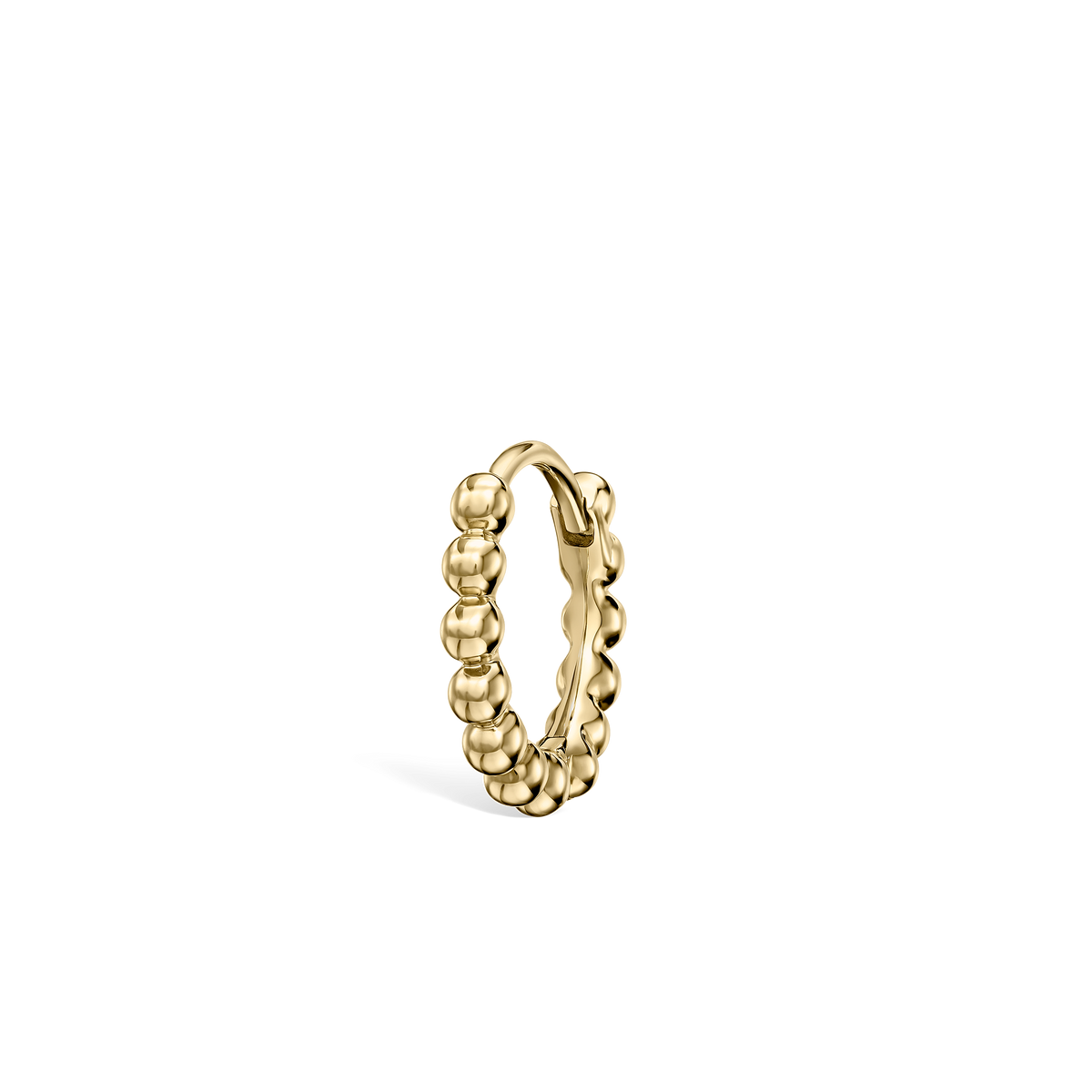 Granulated Hoop Earring