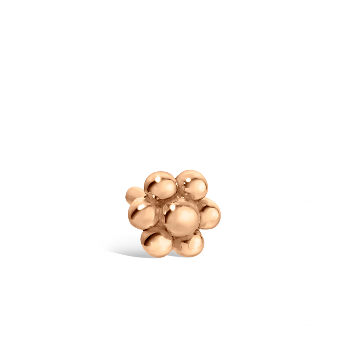 Ball Flower Tash Threaded Backing