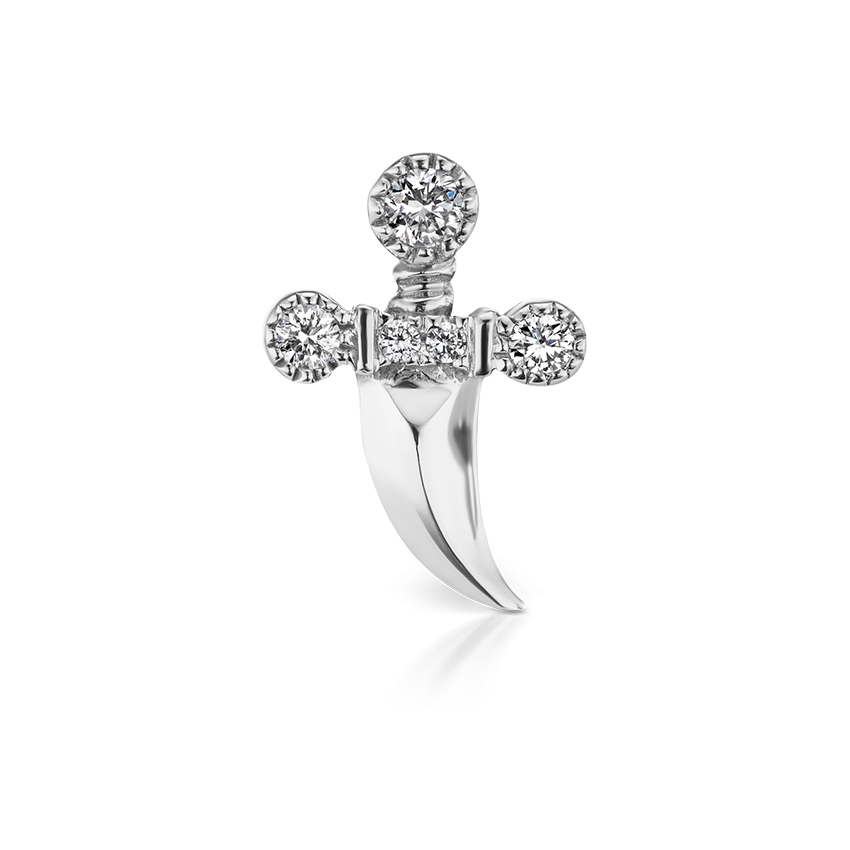Diamond Dagger Threaded Stud With Titanium Backing