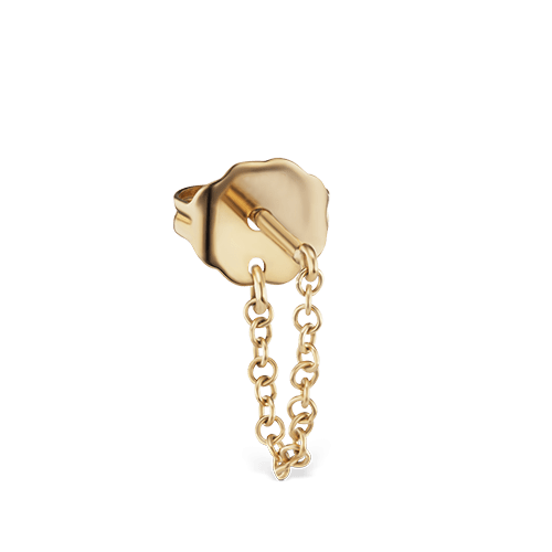 Chain Wrap Stud Earring
