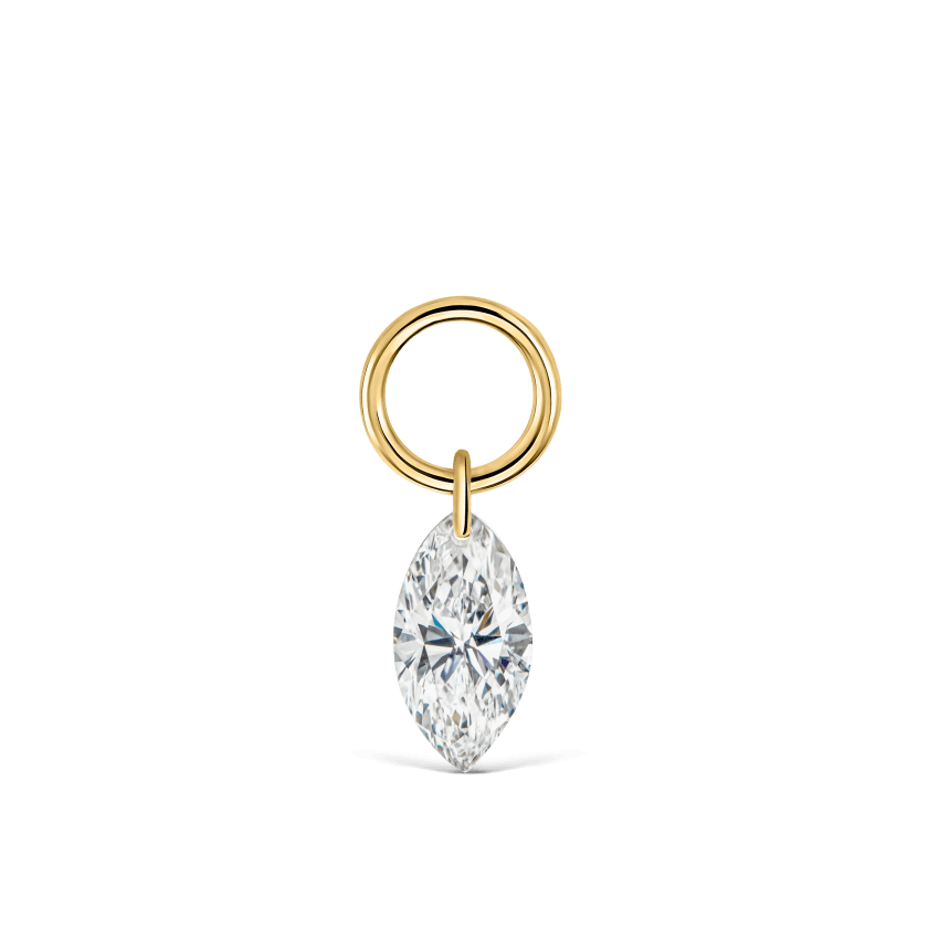 Marquise Diamond Charm