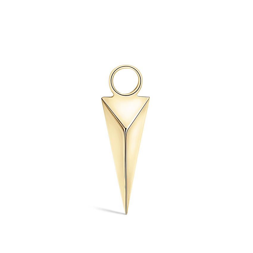 Faceted Long Spike Charm