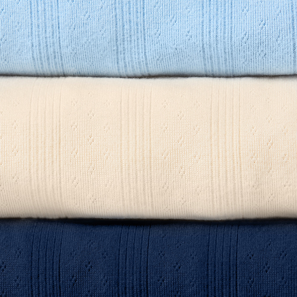 Pointelle Slouchy Tee with Lettuce Edge