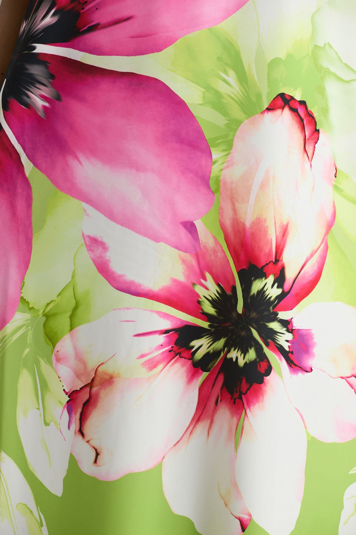 Ellery | Lime Floral Print Bandeau Maxi Dress