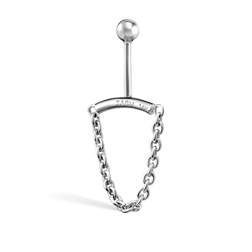Single Chain Threaded Stud Drape With Titanium Backing