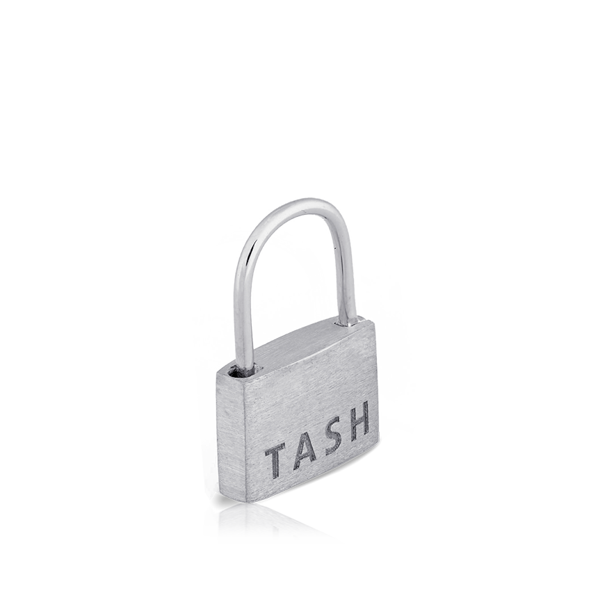 Padlock Hoop Earring