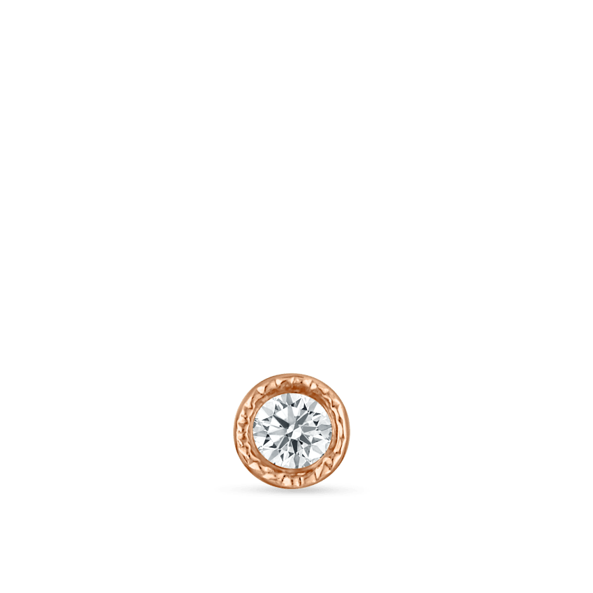 Diamond Scalloped Set Nostril Screw