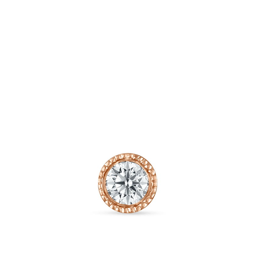 Diamond Scalloped Set Nostril Screw