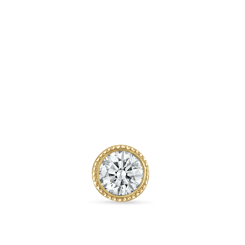 Diamond Scalloped Set Nostril Screw